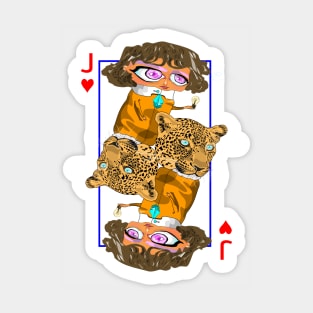 Jack of hearts Sticker